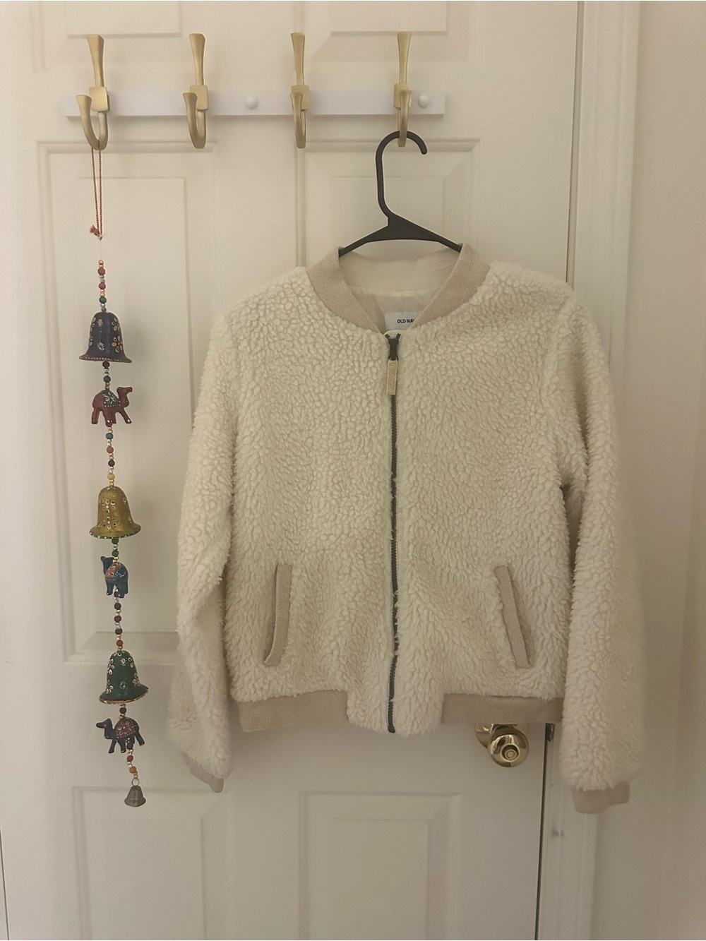 Old Navy Kid’s Cream Sherpa Bomber Jacket